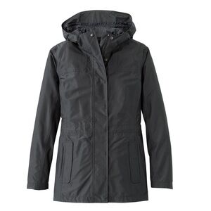L.L. Bean H2OFF Waterproof Rain Black Jacket Women’s XL
